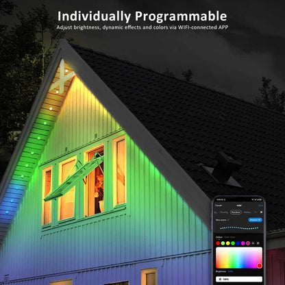 🎅 Early Christmas 49%OFF - Smart Rainbow LED Permanent Outdoor Light - Smartlight 🎁